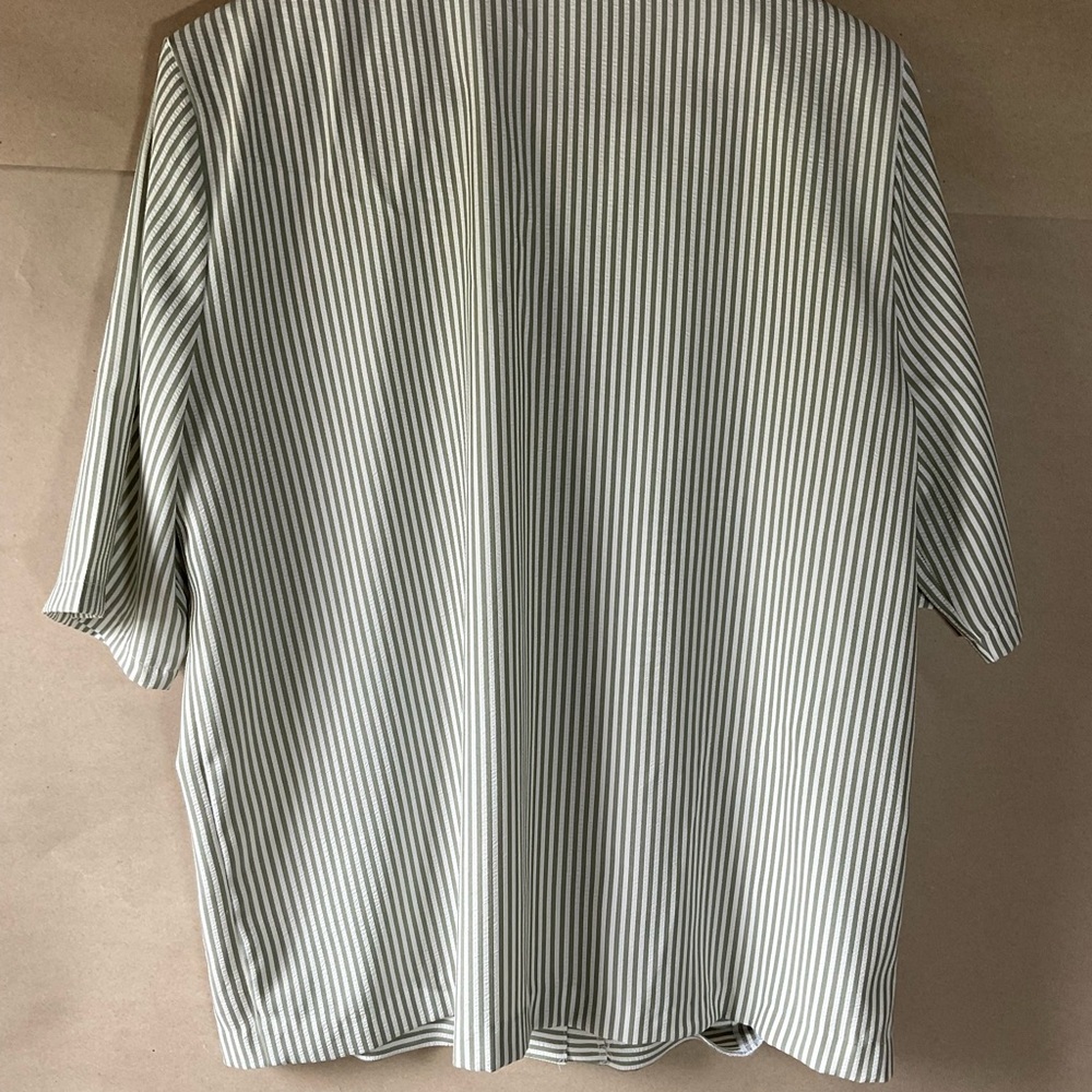 Regan button down shirt. Sage green & white. Size L. - Picture 7 of 9